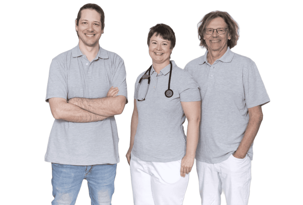 tierarztpraxis_brackenheim_tieraerzte_removeback Foto der Tierärzte Brackenheim Benedikt Neubacher, Dr. Katrin Richter, Manfred Neubacher